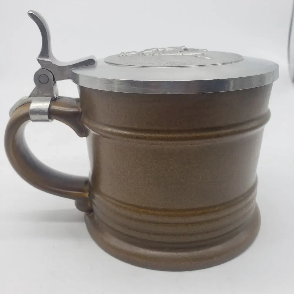 VTG‎ Oeslauer Manufaktur Bavaria for Goebel Tennis Beer Stein Pewter & Ceramic